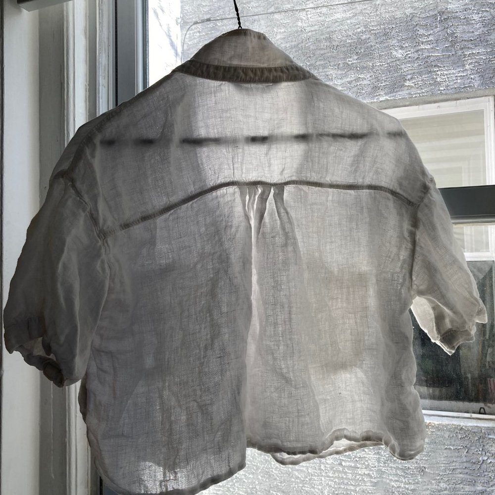 Zara linen button down - Picture 4 of 4